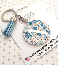 Load image into Gallery viewer, Personalised Initial Keyring with Tassel