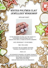 Load image into Gallery viewer, Winter Polymer Clay Jewellery Workshop