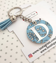 Load image into Gallery viewer, Personalised Initial Keyring with Tassel