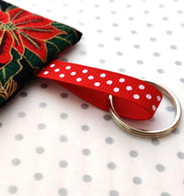 Load image into Gallery viewer, Christmas Face Mask and Bag Set - Christmas Black and Gold Metallic Floral - BoutiqueCrafts