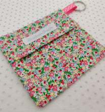 Load image into Gallery viewer, Ditsy Print Face Mask Bag Keyring