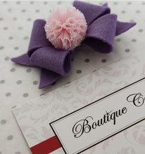 Load image into Gallery viewer, Bunny Ear Headband with detachable bow - Yellow and Pink