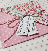 Load image into Gallery viewer, Fabric Page Corner Bookmark - Pink Ditsy Floral - BoutiqueCrafts