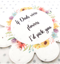 Load image into Gallery viewer, Father's Day flower seed card