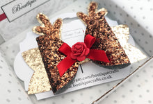 Load image into Gallery viewer, Christmas Reindeer Hair Bow