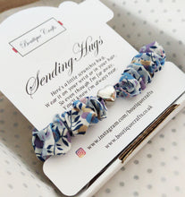 Load image into Gallery viewer, Skinny Liberty Scrunchie Bracelet - "Sending Hugs" keepsake gift