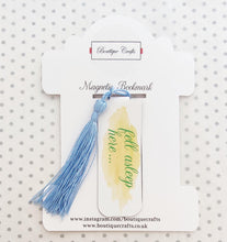 Load image into Gallery viewer, Magnetic Bookmark - Floral Bookmark with Tassel
