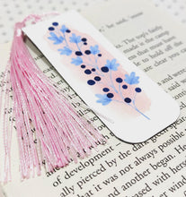Load image into Gallery viewer, Magnetic Bookmark - Floral Bookmark with Tassel