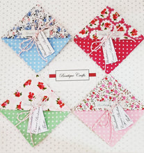 Load image into Gallery viewer, Fabric Page Corner Bookmark - Pink Ditsy Floral - BoutiqueCrafts
