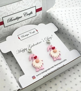 Handmade Clay Gnome Earrings