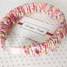 Load image into Gallery viewer, Scrunchie Floral Headband
