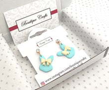 Load image into Gallery viewer, Handmade Bunny Bow Earrings
