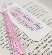 Load image into Gallery viewer, Magnetic Bookmark - Floral Bookmark with Tassel

