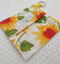 Load image into Gallery viewer, Sunflower Face Mask Bag Keyring
